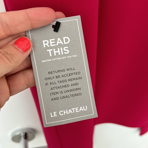 Le Chateau Fushia Dress New w/ Tags | Large - Picture 5 of 10
